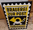 Emailschild Brauerei zur Post Pfeffenhausen