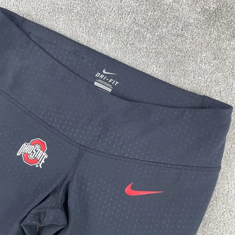 Ohio State Buckeyes Nike Dri-Fit Legging Pants Women's Size Medium Black Red Cover