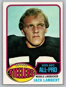 1976 Topps #220 Jack Lambert Pittsburg Steelers RC - Picture 1 of 2
