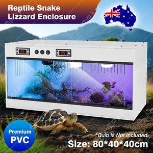 Large Reptiles Terrarium Enclosure for Bearded Dragons Lizards Snakes E27 Socket - Picture 1 of 13
