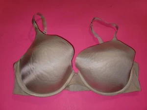 Victoria Secret Very Sexy Demi Uplift Underwired Beige Rhinestone Bra Size 38DD - Picture 1 of 6