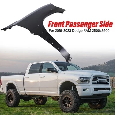 Primed Front Right Side Fender For 2019-2024 Ram 2500 3500 4500 5500 Replacement Foto 1 de 4