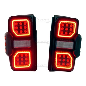 For Ford Bronco 2020-2024 Upgrade LED Tail light Rear Brake Lamp Smoke Len - Foto 1 di 8