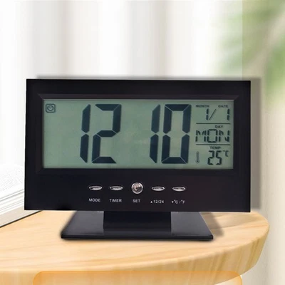 8" LCD Dementia Digital Calendar Day Clock Large Letter Year/Month/Week/Day New - Image 1 of 4