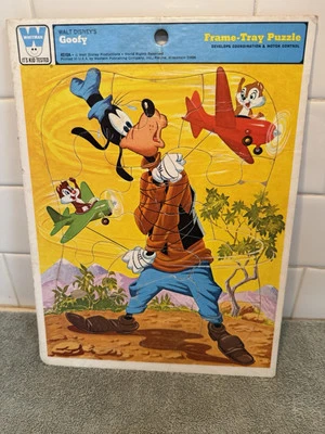 Whitman Goofy Frame-Tray Puzzle For Children. No 4510A Western Publishing  - Image 1 of 4