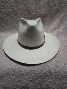 Stetson 7X straw Cowboy/Cowgirl hat 6 7/8 - Picture 1 of 6