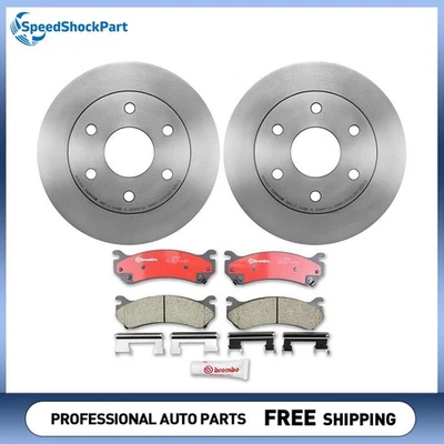 Juego de pastillas de freno de disco delanteras rotor de freno de disco Brembo para Chevrolet Tahoe 2000-2006 Foto 1 de 4