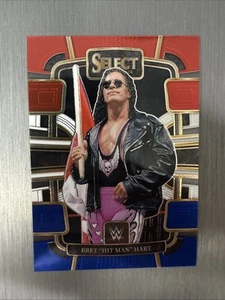 2024 WWE Select Bret The Hit Man Hart Red White Blue Silver Prizm 59 - Picture 1 of 2