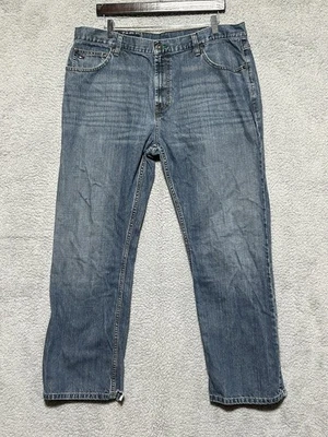Jeans masculino Tommy Hilfiger 38X30 lavagem média jeans premium bootcut - Imagem 1 de 4