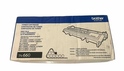 Tóner negro de alto rendimiento Brother TN660 TN-660 HL-L2300D/MFC-L2680W/DCP-L2520DW nuevo Foto 1 de 4