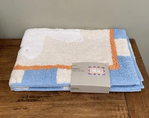 NEXT Seagulls Bathmat 100% Cotton Coastal Beach bath mat 50cm X 80cm - BNWT - Picture 1 of 5