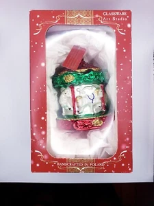 Glassware Art Studio Carousel Ornament NIB - Picture 1 of 2