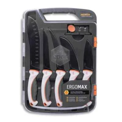 НОВЫЙ набор ножей для обработки игр профессионального класса Outdoor Edge Ergomax 6 шт. - Изображение 1 из 4
