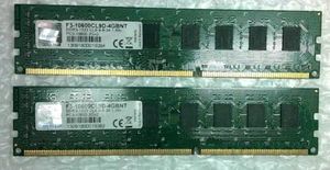 G.Skill 4GB (2X2GB) PC3-10600 DDR3 1333 Desktop PC Memory F3-10600CL9D-4GBNT - Picture 1 of 3