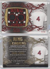 2022 Leaf ITG Used Sports Ring Leaders Red Pattern /20 Jackie Jensen #RL-13
