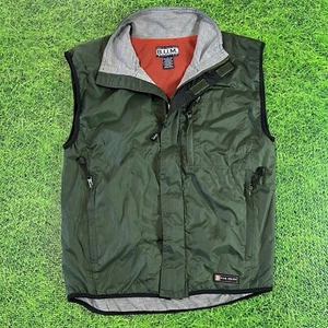 B.U.M Equipment Green Vest Size Men’s Small Windbreaker Pocketed Hiking 18x25 - Picture 1 of 7