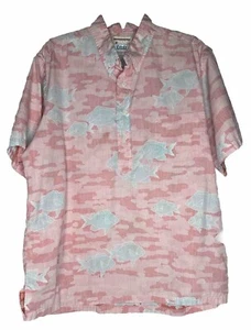 Vintage Kahala Hawaiian Shirt Reverse Print Men’s L Short Sleeve Surf Camp USA - Picture 1 of 9