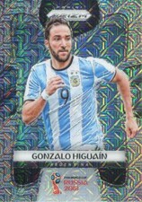 Prizm World Cup 2018 Mojo Parallel Base Card #5 Gonzalo Higuain - Argentina