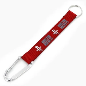 HOUSTON ROCKETS - CARABINER LANYARD KEYCHAIN - BRAND NEW - NBA-KT-147-18 - Picture 1 of 1