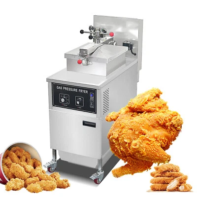 Kolice Commercial 25L Natrual Gas Pressure Deep Fryer with Oil Filtration