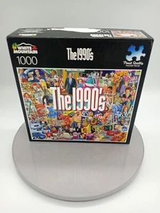 White Mountain La Cultura Pop Anni 90 Puzzle 1000 Pezzi Completo 100% - Foto 1 di 3