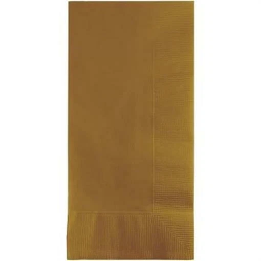 Servilletas de papel dorado para cena 50 por paquete vajilla decoraciones suministros de fiesta Foto 1 de 1