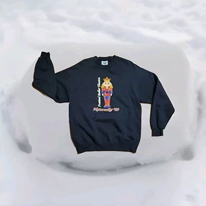Vintage Heavyweight Lee Pullover Sweatshirt Mens Lg Blk 1999 Nutcracker Ballet - Picture 1 of 12