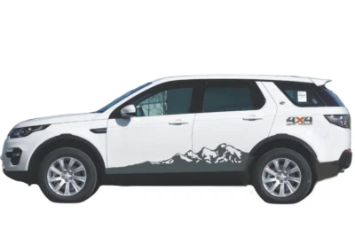 Calcomanías a rayas de puerta lateral Land Rover Freelander adhesivas de coche con gráficos de montaña para Land Rover Freelander Foto 1 de 4