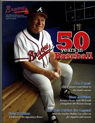 Bobby Cox Atlanta Braves 2009 Commemorative Souvenir Program FREE SHIPPING - Image 1 of 2