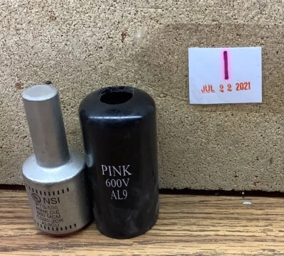 NOB NSI PTS-500 Pin Terminal 500 MCM AL9CU Pink 600V CD20-2CR - Image 1 of 4