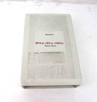 SONY CRX1750MU EXTERNAL CD-ROM CD DRIVE CD-RW Vintage ENCLOSURE ONLY NO DRIVE - Image 1 of 4