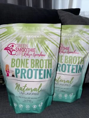 Green Smoothie Girl Bone Broth Protein Natural Unflavored ( New) - Image 1 of 2