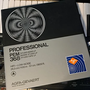 Agfa Gevaert Professional PEM 368 Studio Tape 3600ft Low Noise 26,5cm Hifi - Bild 1 von 2