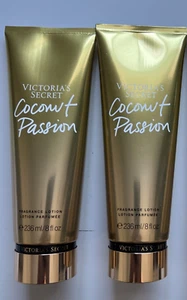 Victoria's Secret Coconut Passion Fragrance Body Lotion 8 Ounces 2 Pack - Picture 1 of 3