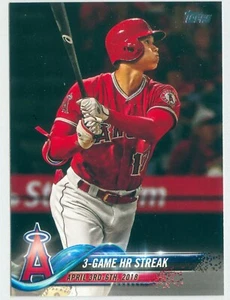2018 Topps Update #US189 Shohei Ohtani Rookie HR Streak Angels - Picture 1 of 1