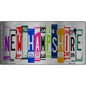 Matrícula de motocicleta 4" x 7" New Hampshire arte metal novedad matrícula - Imagen 1 de 1