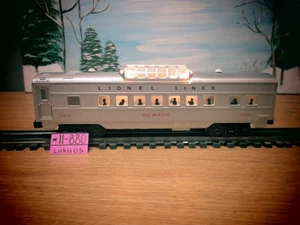 Williams Reproduction Lionel Lines 2454 NEWARK Vista Dome Car. C-B NO O.B. - Picture 1 of 10