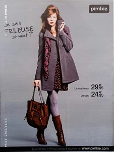 Women Fashion Handbag Shoes Long Leg Print Ad PIMKIE . 215 - Picture 1 of 1