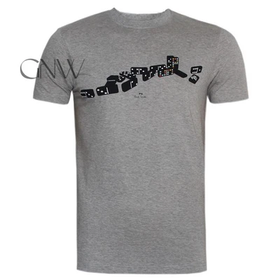 PAUL SMITH MEN T SHIRT/TEE ZEBRA DOMINIOES ORGANIC COTTON SLIM FIT Was £70 - image 1 of 4