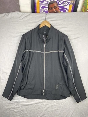 Fox Racing 夹克男式大号黑色反光摩托车骑行拉链可调背心 — 第 1/4 张图片