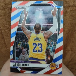 24/25 Panini Prizm #130 Lebron James Red White And Blue Prizm - Picture 1 of 5