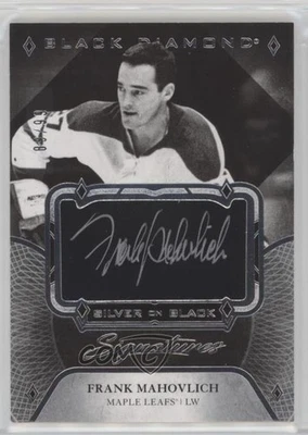 2017 Upper Deck Black Diamond Silver on Signatures /99 Frank Mahovlich Auto HOF - Image 1 of 2