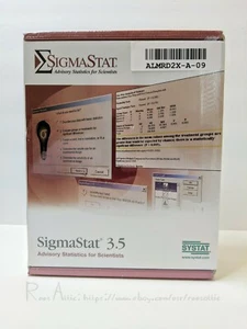 SYSTAT SigmaStat 3.5 Advisory Statistics for Scientist: Windows XP 2000 NT (NEW) - Picture 1 of 9
