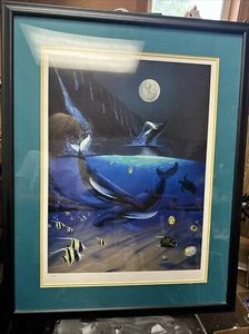 FRAMED Wyland "Ocean Passion" Limited Edition Lithograph #508/750 Signed, COA - Picture 1 of 15