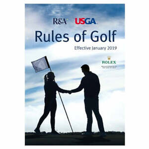 Player's Edition of the Rules of Golf January 2019 USGA R&A Pocket book Edition