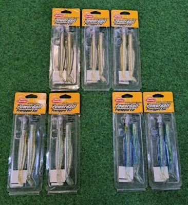 7 × Berkley PowerBait Prerigged Eel 15 cm Köder (3 Modelle) NEU & OVP Angeln TOP - Bild 1 von 4