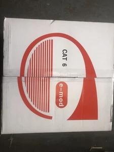 E-mod Cat6 UTP PE cable 305m 23 AWG Copper Conductor - Picture 1 of 6
