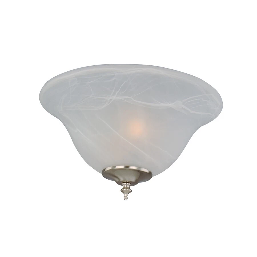 Maxim Lighting 13" 3-Light Ceiling Fan Light Kit, Nickel/Frosted - FKT209FTSN - Image 1 of 1