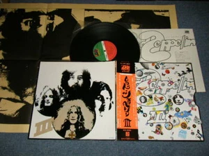 LED ZEPPELIN Japan 1976 Version P-10106A NM LP+Obi+Poster III - Picture 1 of 10