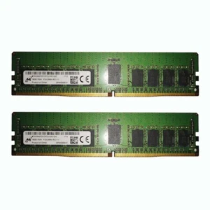 2x 16GB Micron 1Rx4 PC4-21300 DDR4 2666Mhz 288Pin DIMM ECC SERVER Memory RAM* - Picture 1 of 1